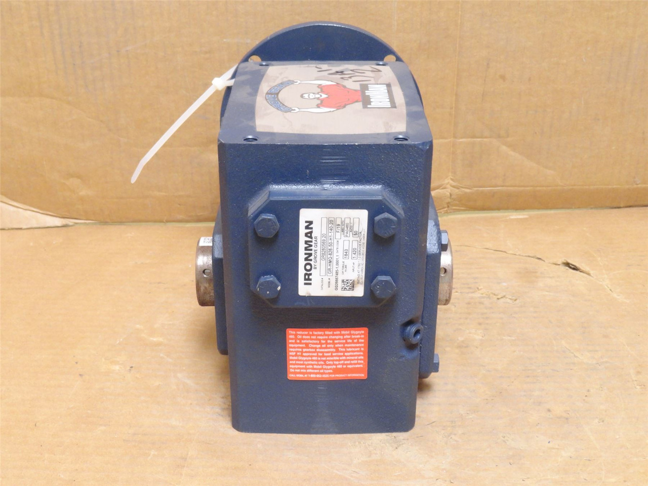 Grove Gear GR-HMQ-826-50-H1-140-20; Gear Reducer; 50:1 Ratio