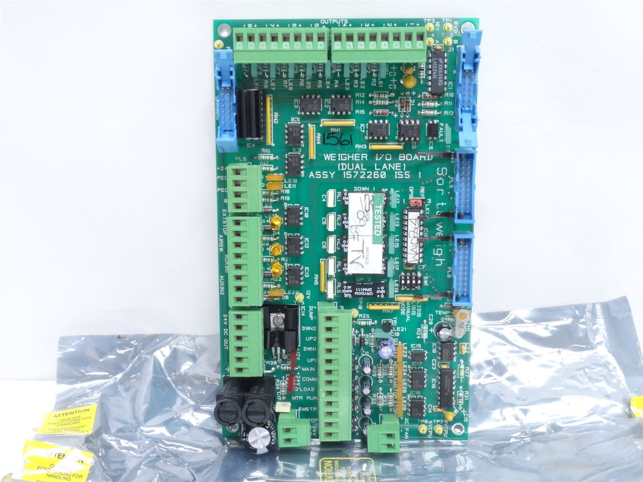 Sort-A-Weigh 1572260-ISS-1; Weigher I/O Board 1A2010A