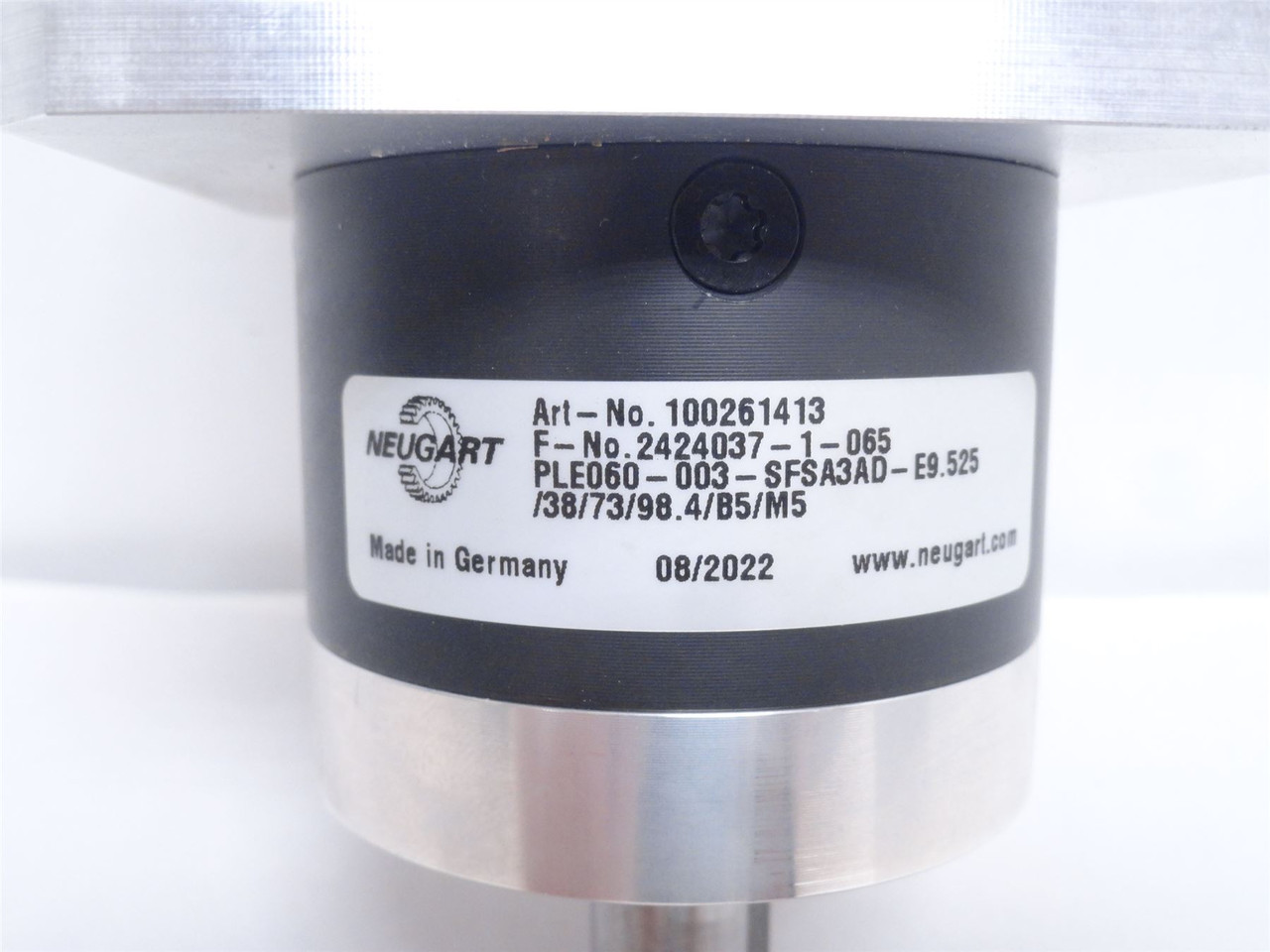 Neugart PLE060-003-SFSA3AD-E9.525; Planetary Gearbox 1:1 R