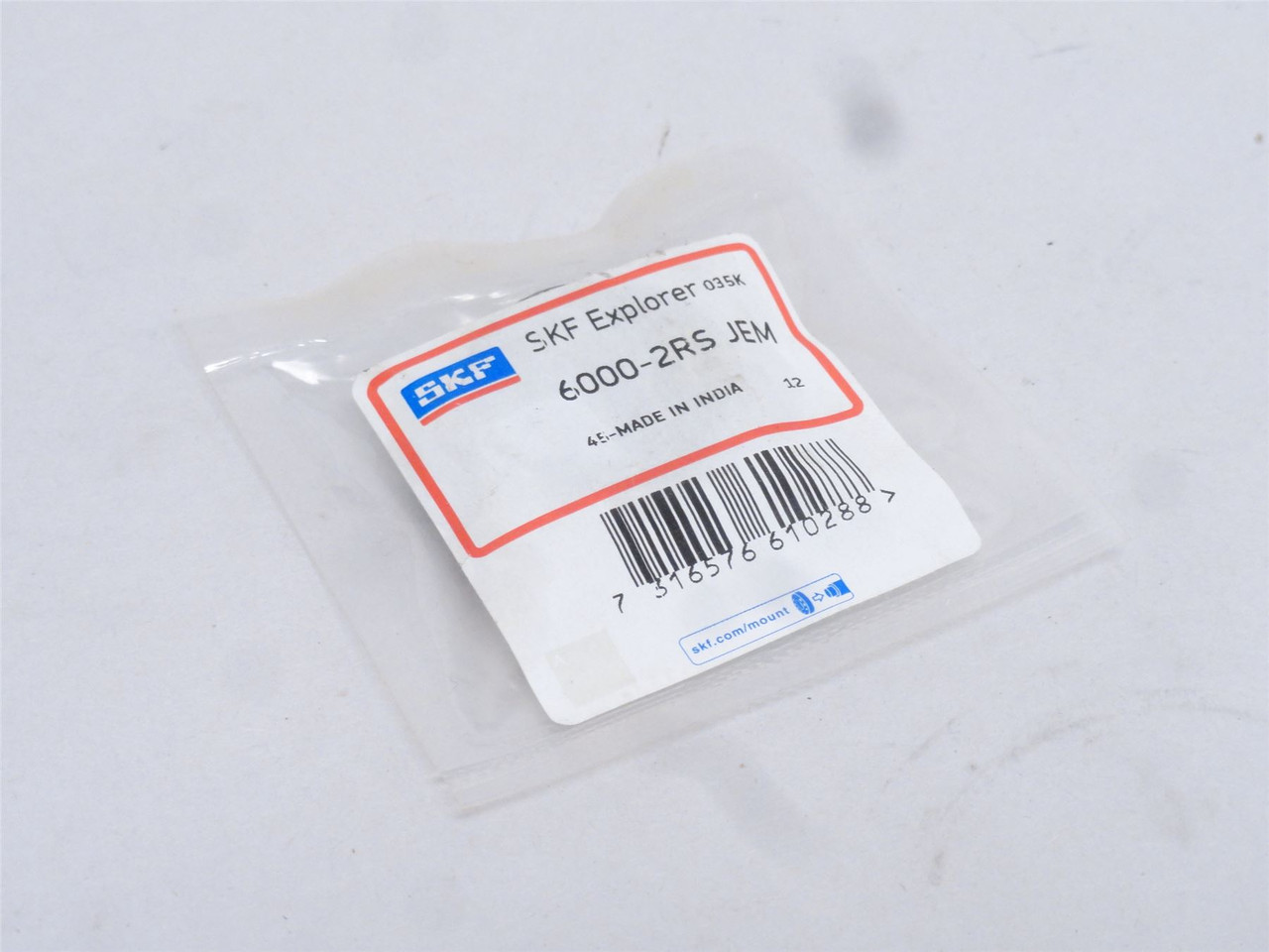 SKF 6000-2RSJEM; Ball Bearing; 10mmID x 26mmOD x 8mm Wide