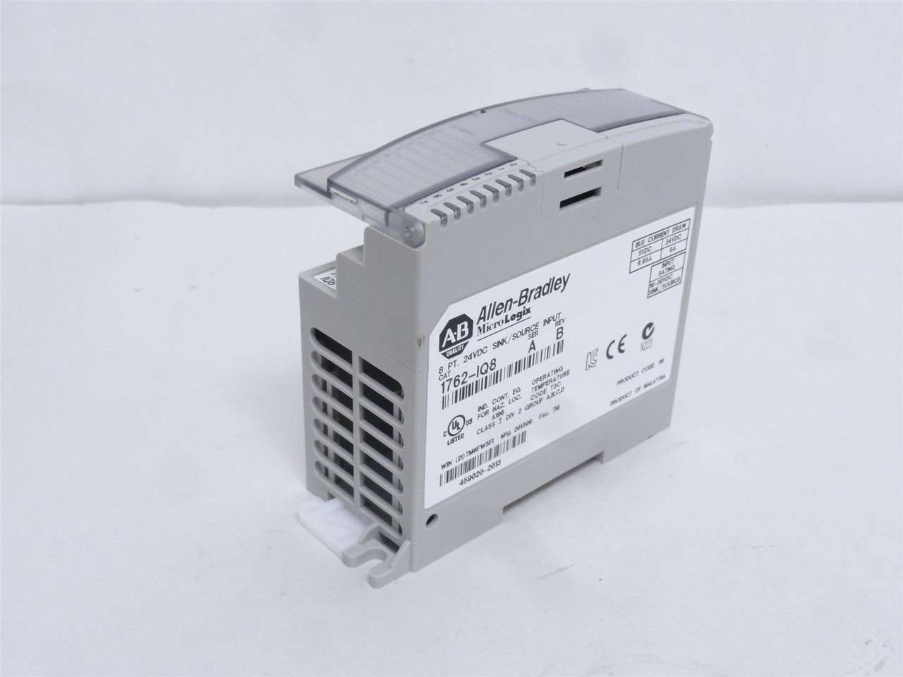 Allen-Bradley 1762-IQ8; Input Module; MicroLogix; 24VDC; 8PT