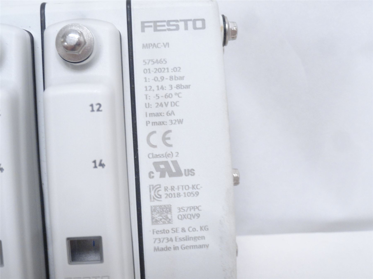 Festo MPAC-VI-11; Terminal Manifold Valve 11-Valve 575465
