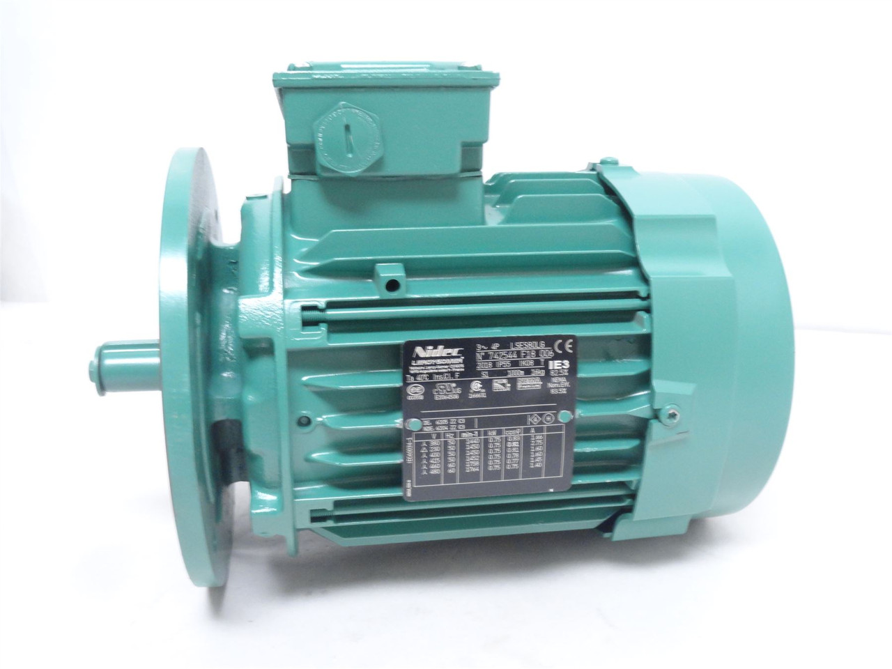 Leroy-Somer LSES80LG; AC Motor 0.75kW 460/480V 3Ph 60Hz