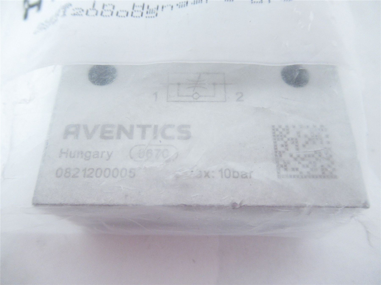 Aventics 82120005; Pneumatic Check Valve G1/4 Ports
