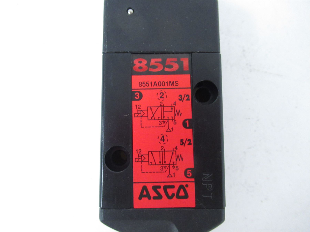 Asco SC8551A001MS-120V; Inline Spool Valve 4way Coil 120VAC
