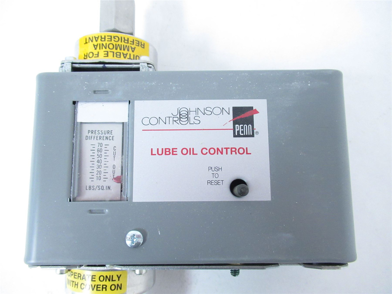 Johnson Control P28AN-1; Mechancial Lube Oil Pressure Control