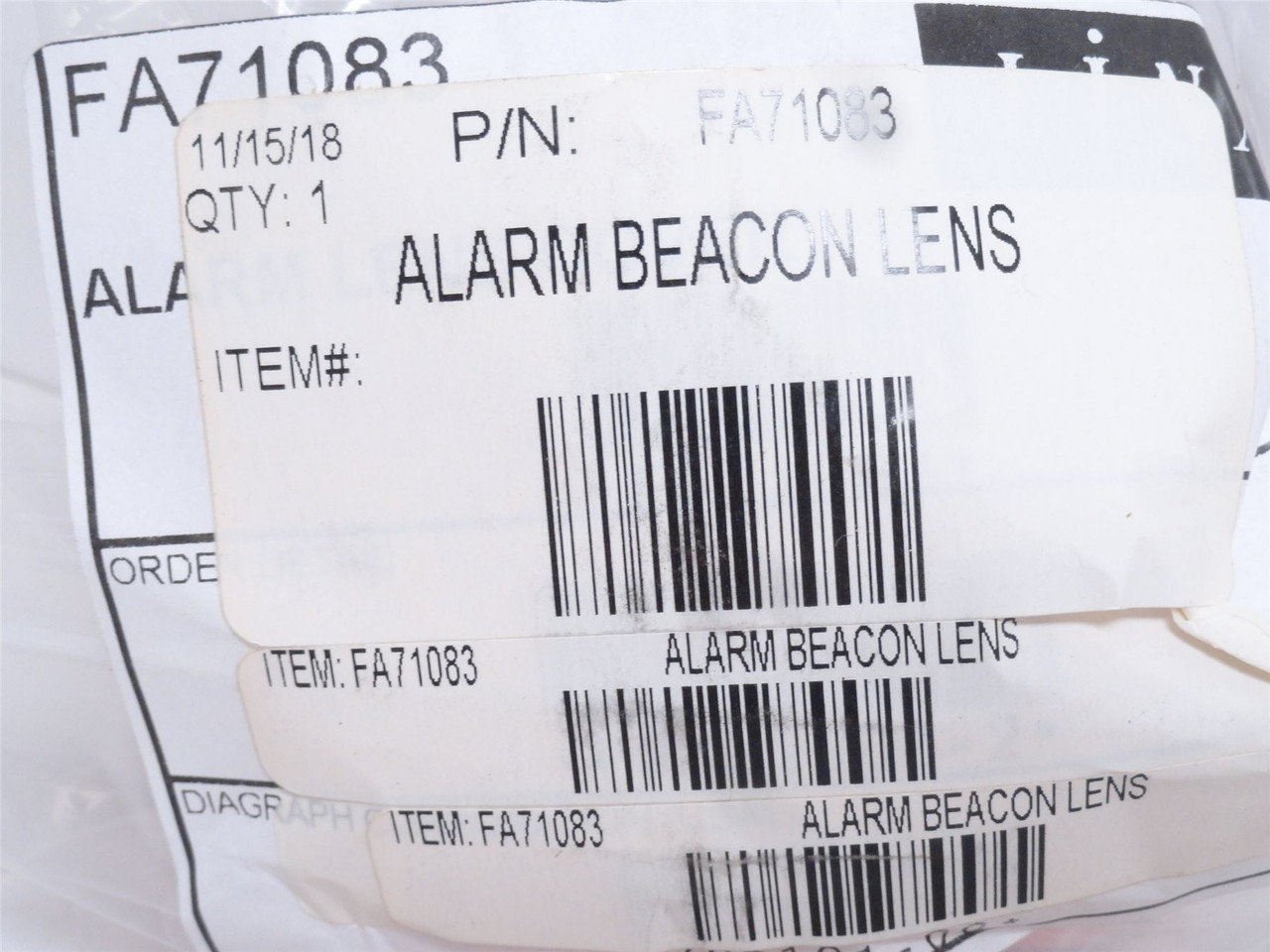 DG Controls FA71083; Lens Cover; Red