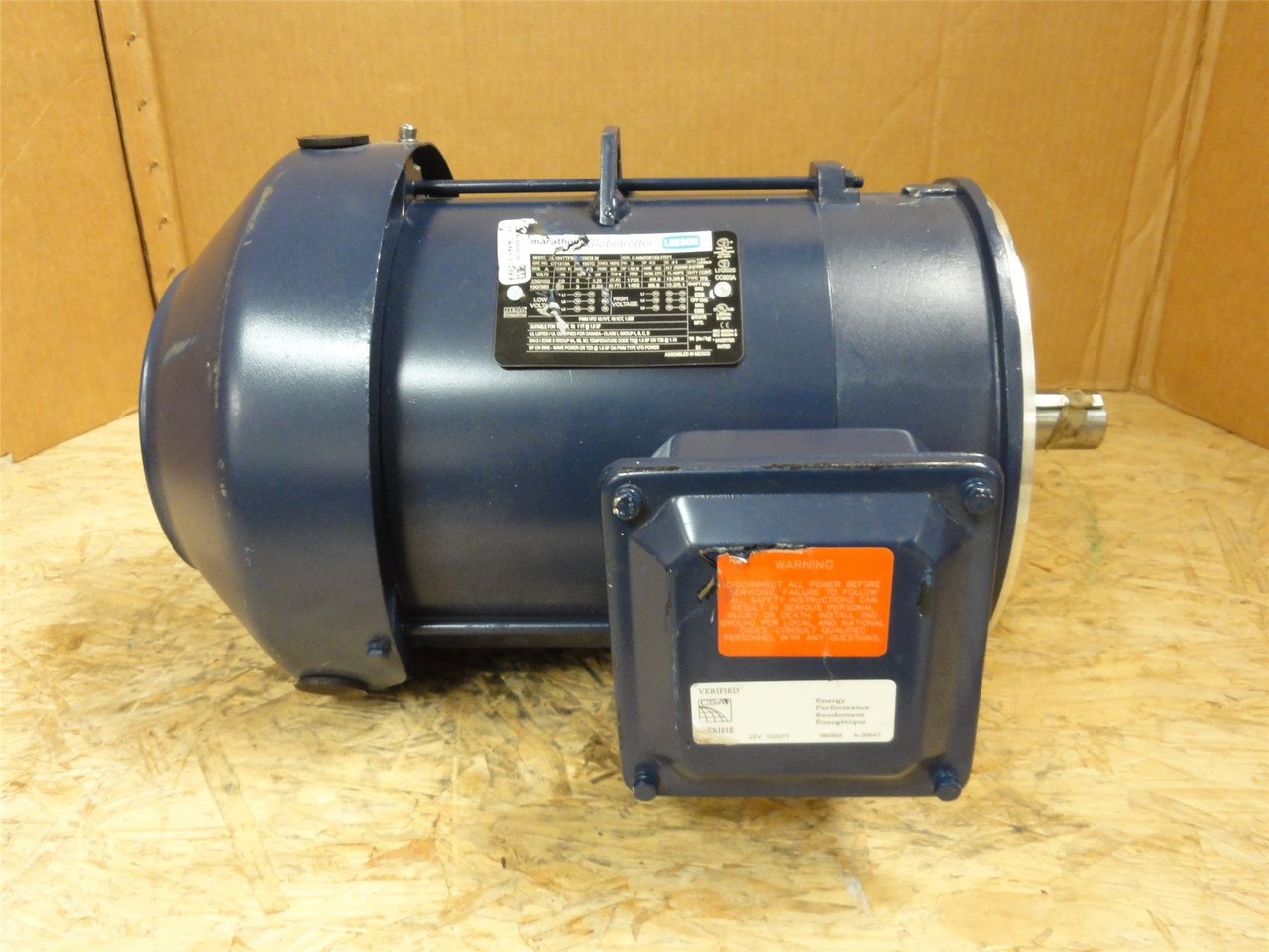 Marathon Cat: GT1313A; AC Motor 5HP 1765PM 230/460VAC