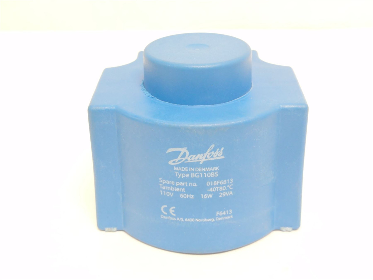 Danfoss 018F6816; Heat Pump Solenoid Coil; 110VAC; 16W; 29vA