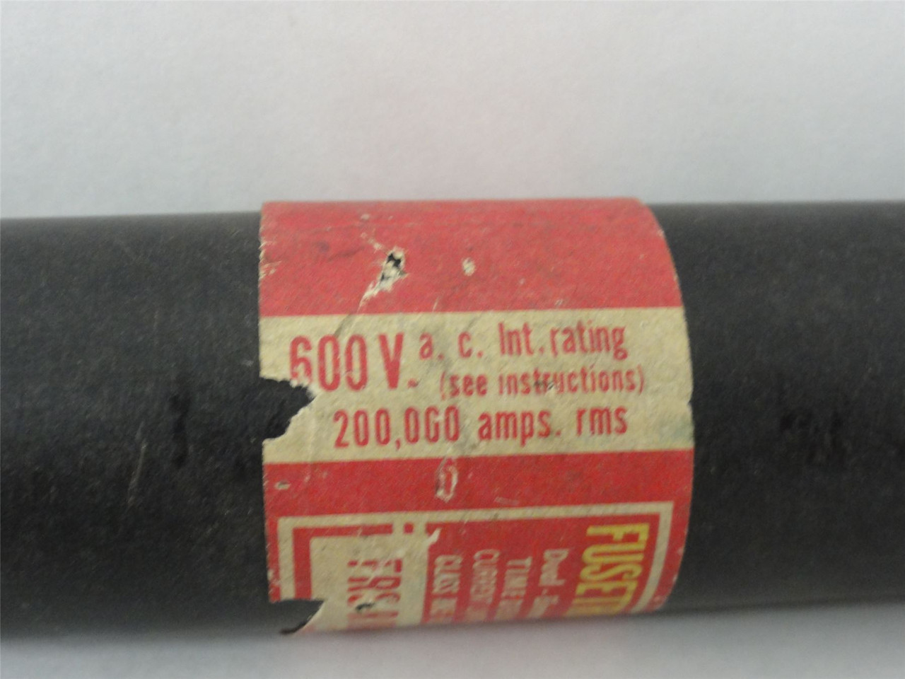 Fusetron FRS-R-80; Fuse; 80A; 600VAC