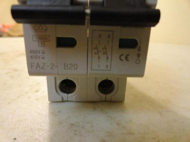 Moeller FZ-2-B20; Circuit Breaker; 480VAC