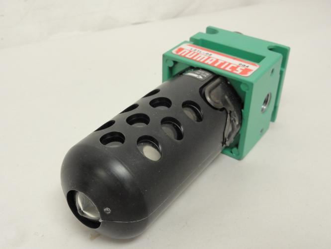 Numatics L21L-02; Inline Pneumatic Lubricator; 1/4 MNPT