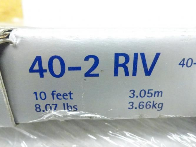 Renold 40-2RBX10FT; Double Strand Chain; 40-2 RIV; 10 Ft