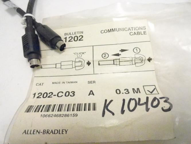 Allen-Bradley 1202-C03; Cable 1 Ft. L