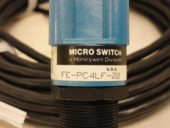 Micro Switch FE-PC4LF-20; Plug In Photo Cell; 8' Cable
