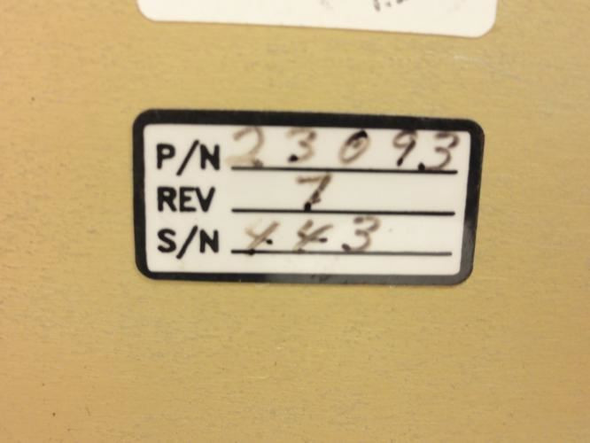 MFG- 23093; Coaxial Cable Control Box