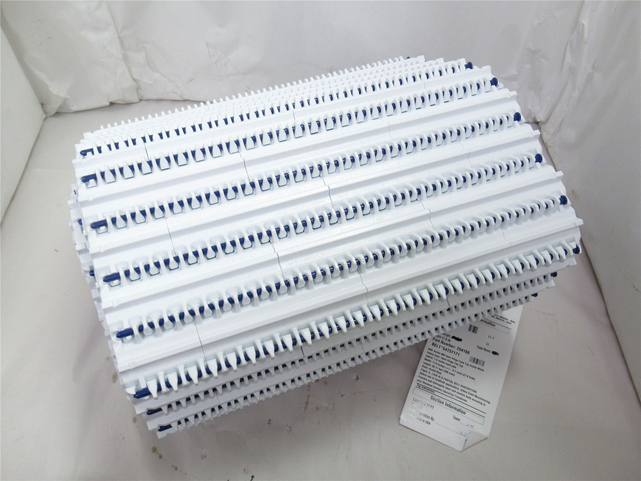 Intralox 54737171; Flat Top Ser: 800 Belt; 12ft x 17.9" W