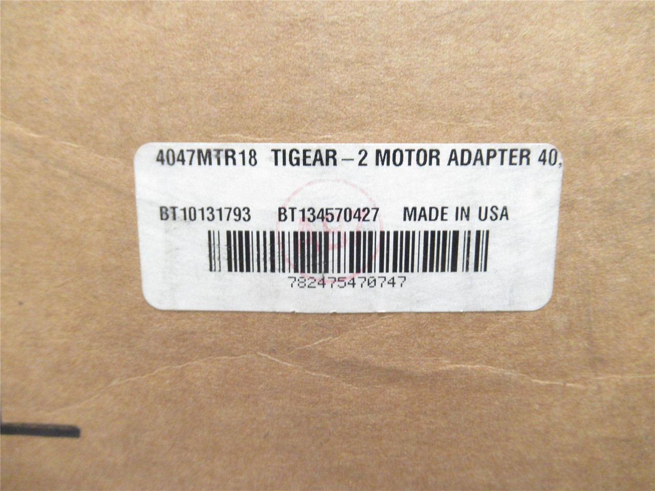 Dodge 4047MTR18; Tigear-2 Motor Adaptor Assy 4047/18
