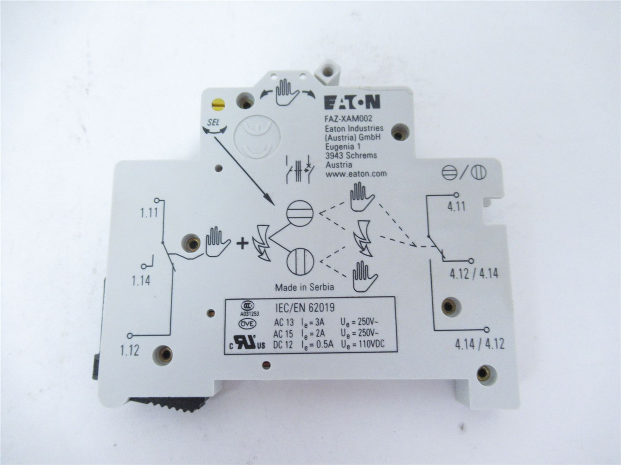 Eaton FAZ-XAM002; Circuit Breaker 2Amp 250V