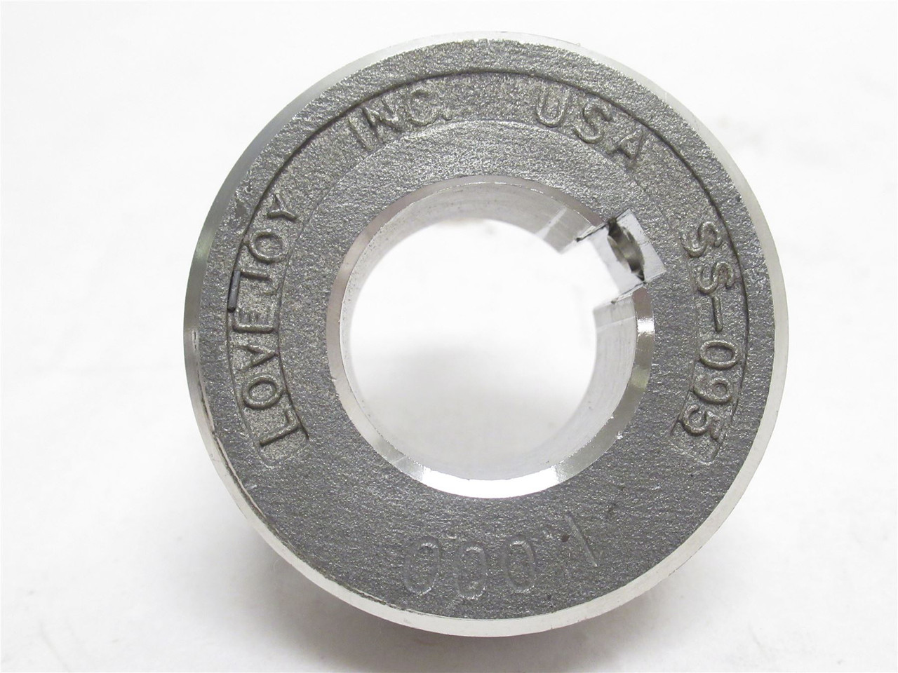 Lovejoy SS095 X 1; Jaw Coupling Hub; SS; 1"ID x 2-1/16"OD