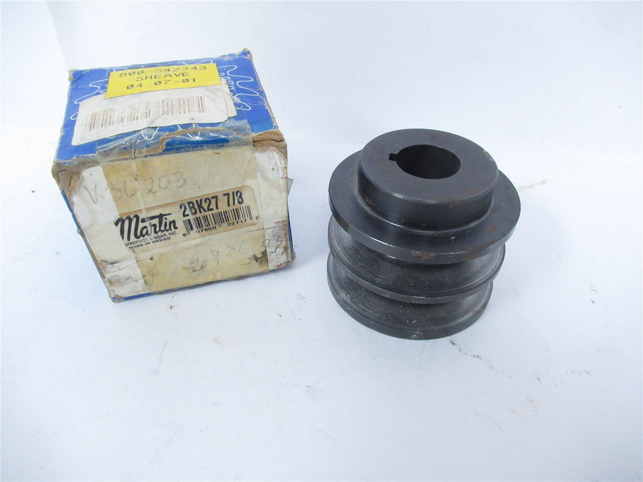 Martin 2BK27-7/8; Sheave 7/8" Bore 2.7" OD 2 Grooves