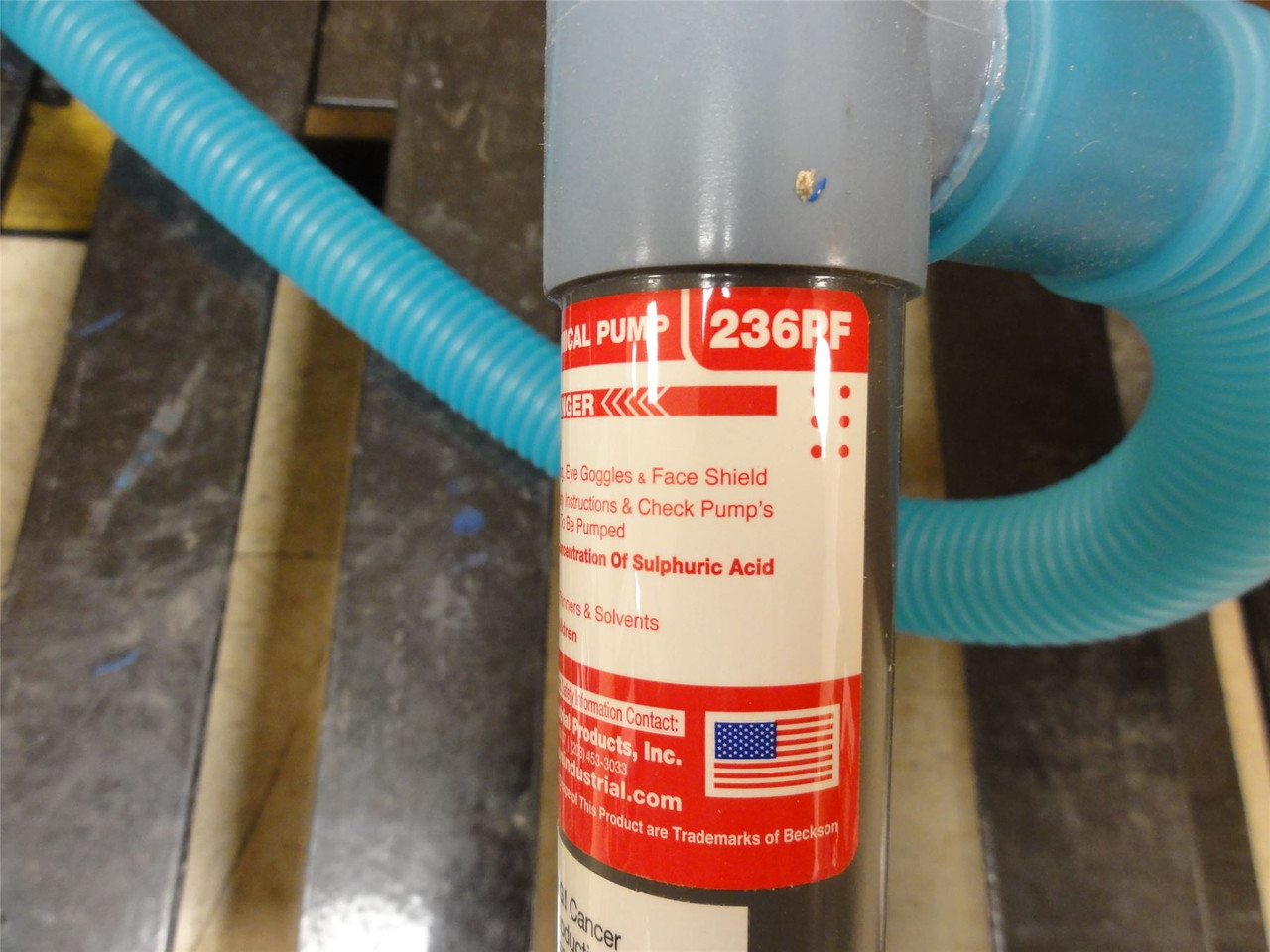 Beckson Industrial 236PF3-S; PVC Hand Operated Transfer Pump