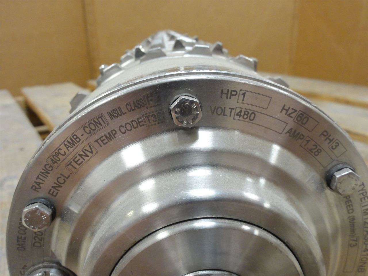 VanderGraaf TM127A30-410NB; Drum Motor 38-3/4" Belt Width; 73FPM