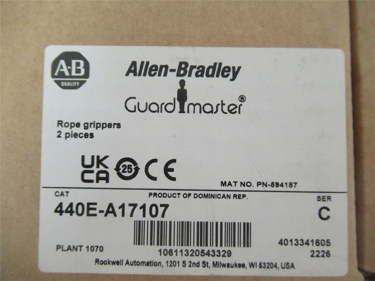 Allen-Bradley 440E-A17107; Tensioner Kit 2 Pack  Cable Pull