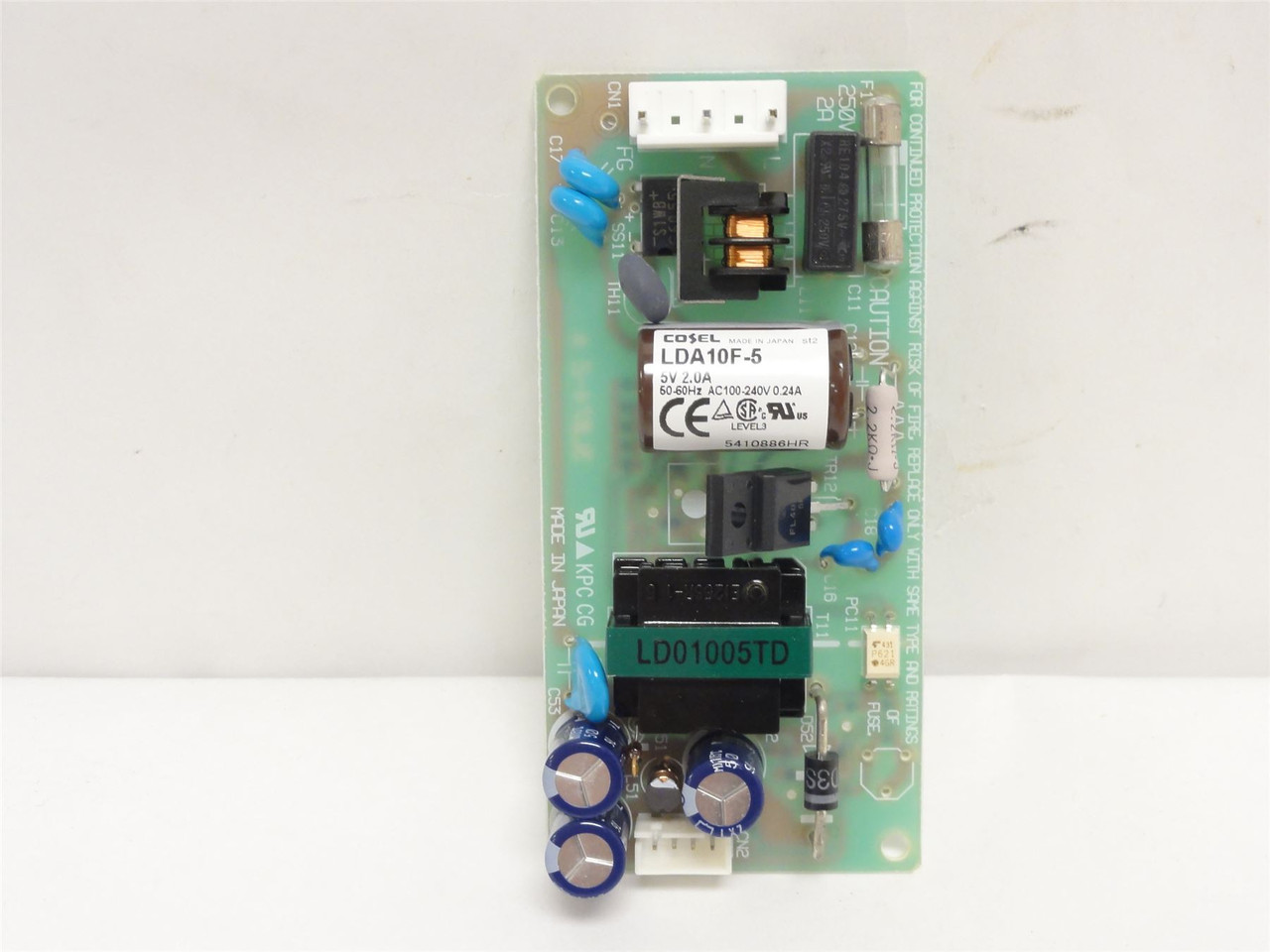 Cosel LDA10F-5; Open-Frame AC/DC Power Supply; 100-240VAC In