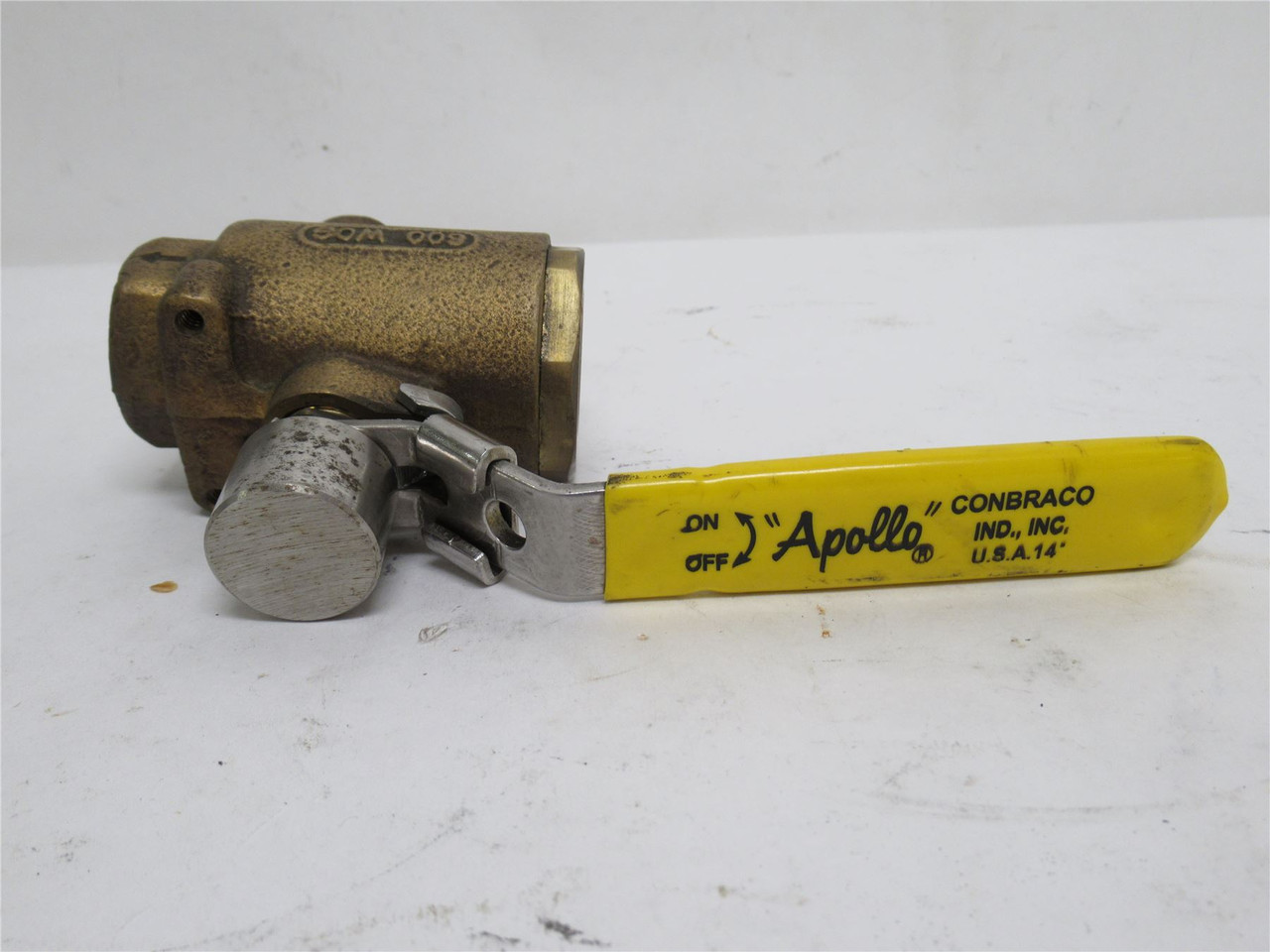 Apollo 7K-103; Auto-Drain Bronze Ball Valve 3/4NPT; 600WOG