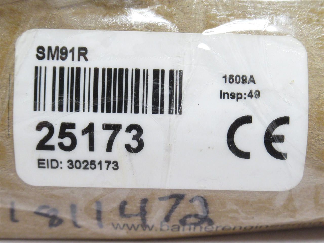 Banner SM91R; Photo-Sensor Receiver 25173 10-30VDC; 30' Cable
