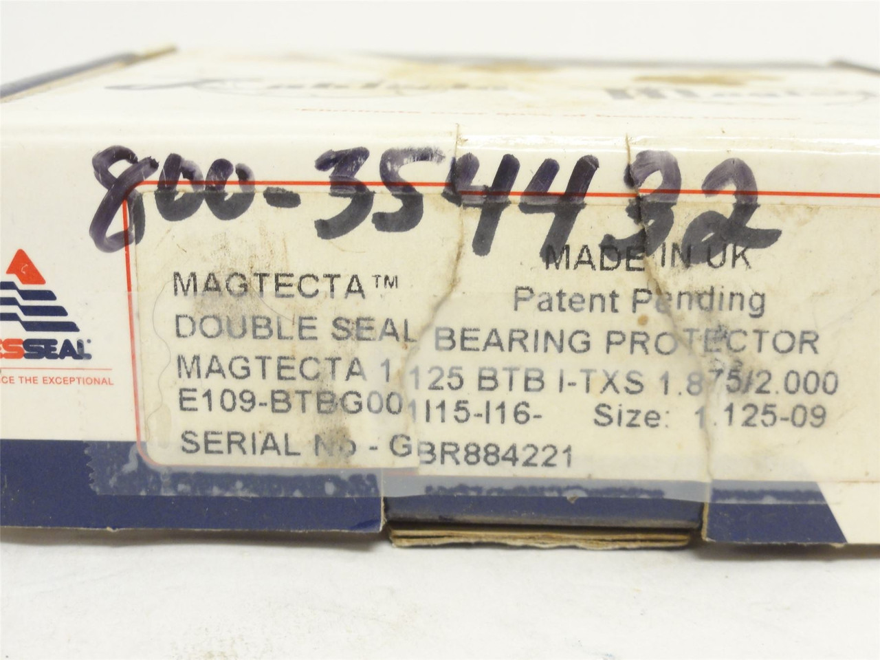 Magteca 1.125 BTB I-TXS; Oil Mist Bearing Protection Unit