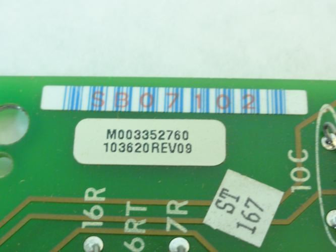 Allen-Bradley 103620; Regulator Control Board; Rev. 09