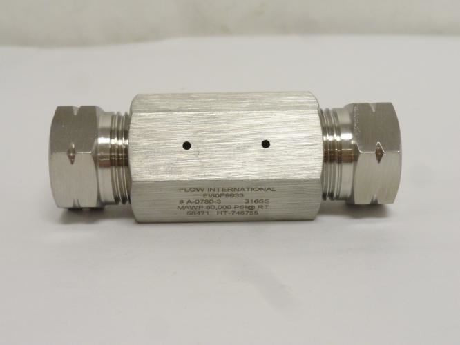 FI 60F9933; High Pressure Coupling; SS-316; 60;000Psi; 9/16" ID