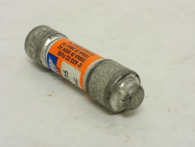 Amp-Trap ATQR15; Time Delay Fuse; 15A; 600VAC; 300VDC