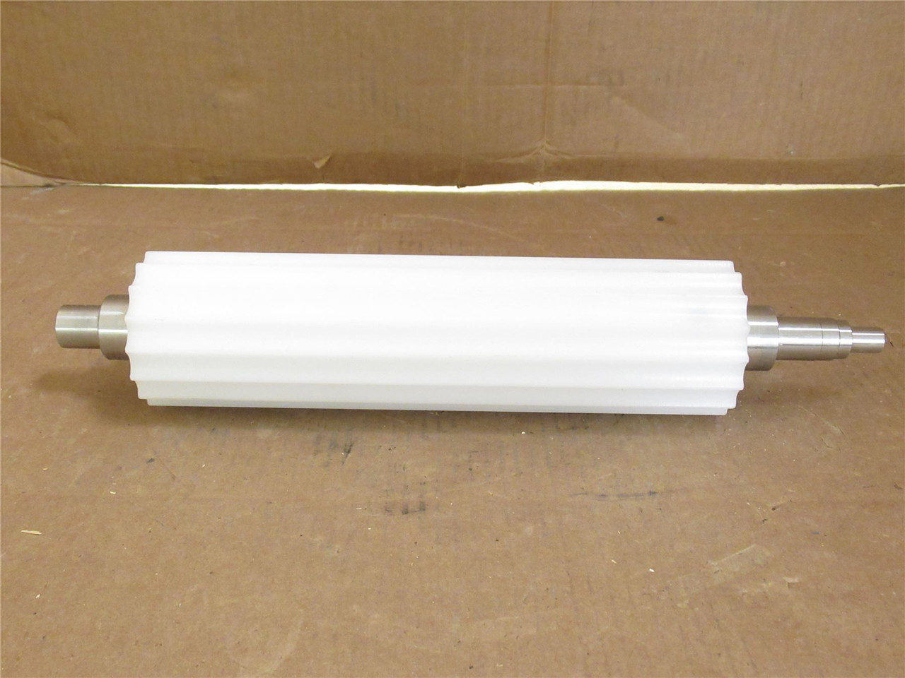 Foodmate SP30000060; White Backing Roller; 10-1/4" Belt Width