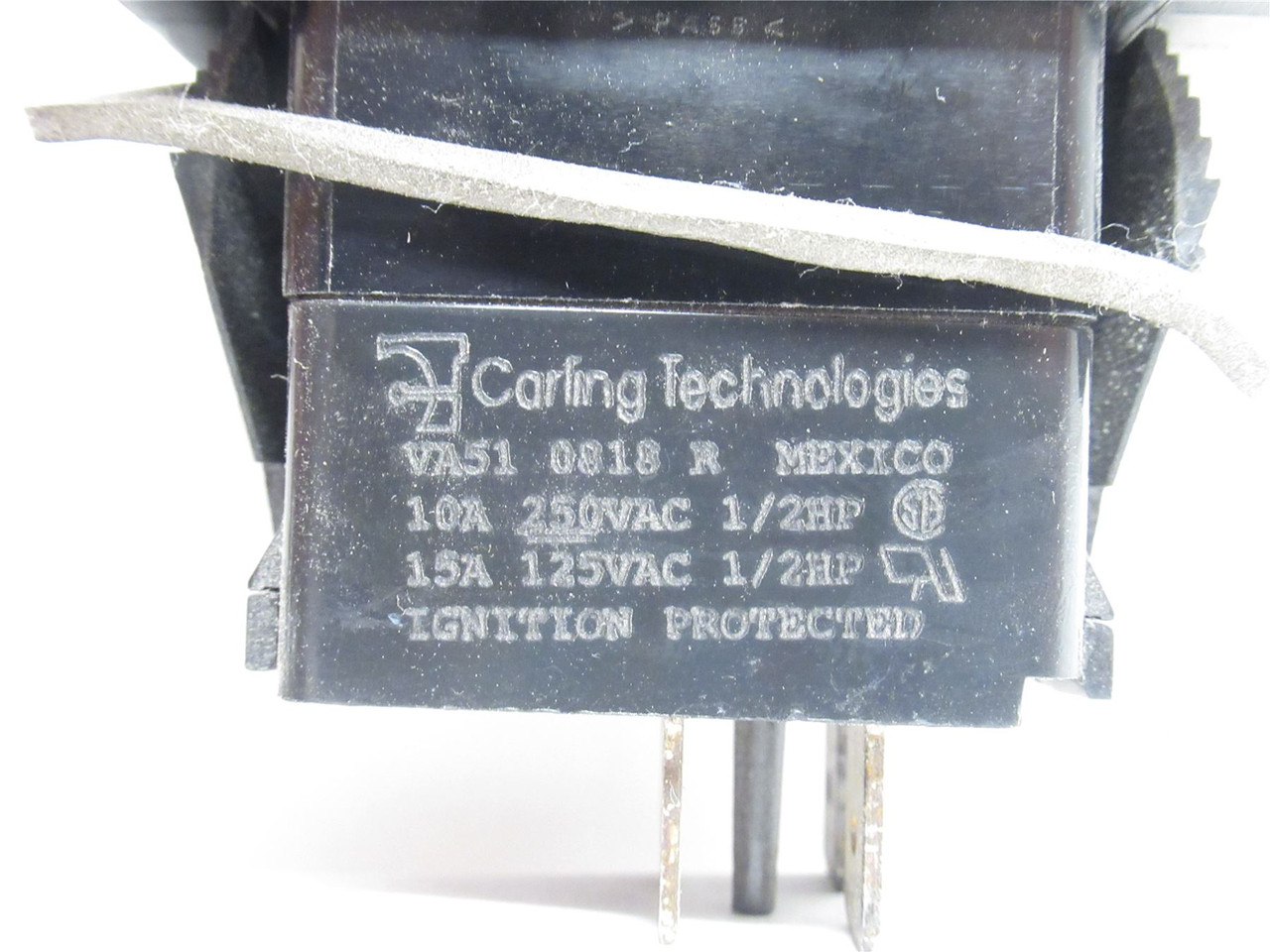 Carling VA51-0818-R; Lot-4 Rocker Switches 10A; 250VAC