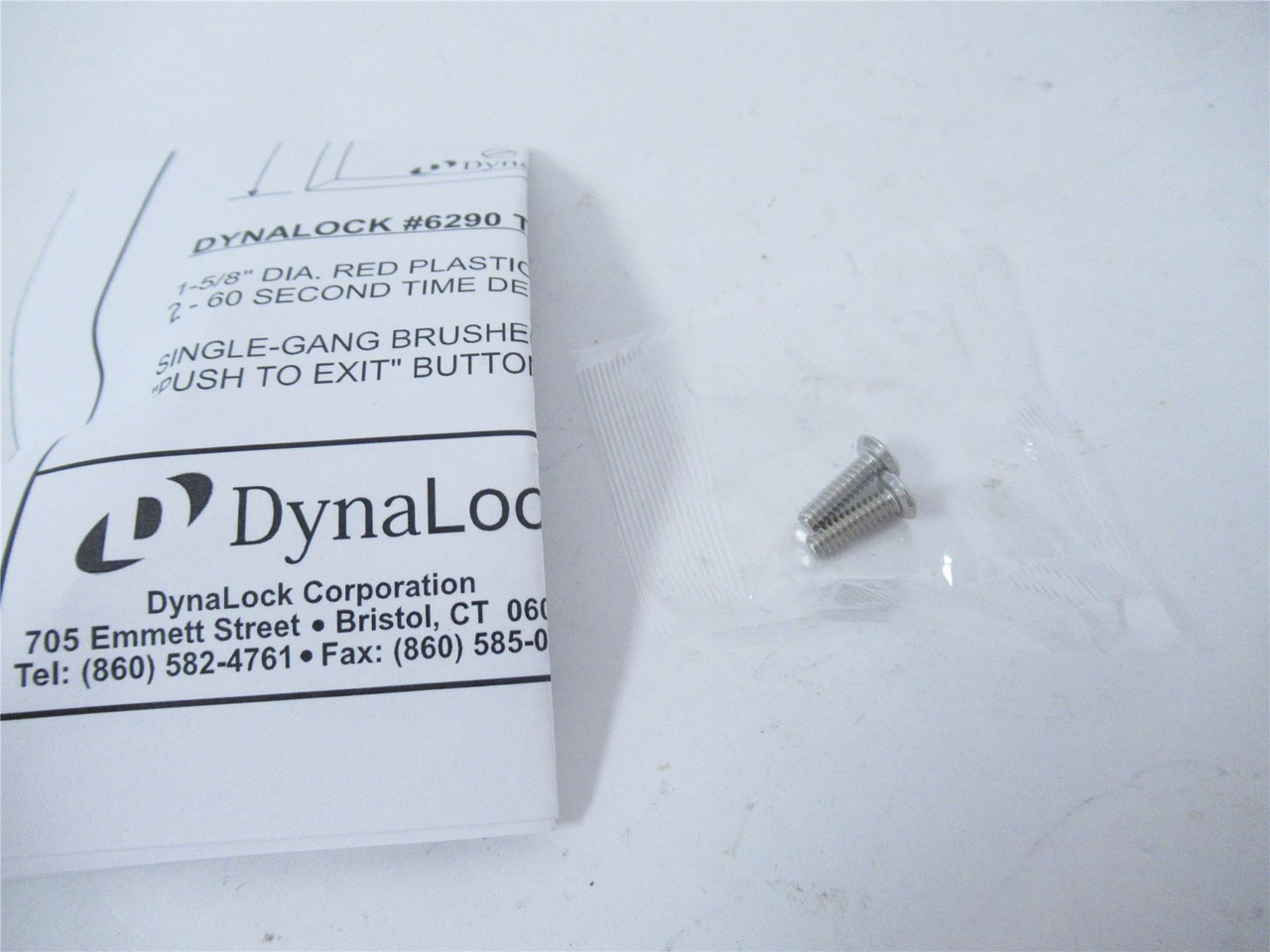 DynaLock 6290; Exit Push Button4.5"Ht 1.625"Dp ADA Compliant