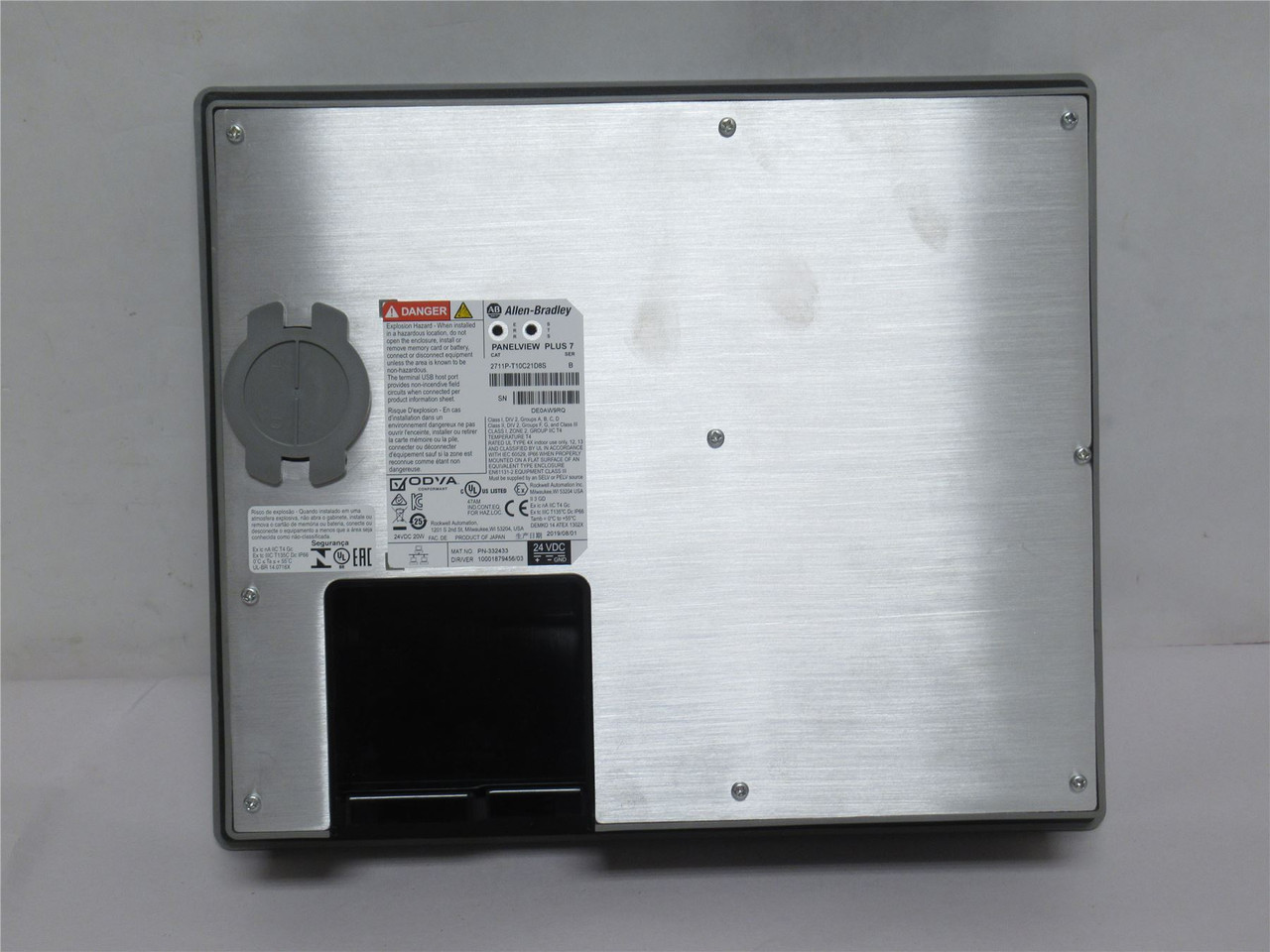 Allen-Bradley 2711P-T10C21D8S; Touch Screen; TFT Color; 24VDC
