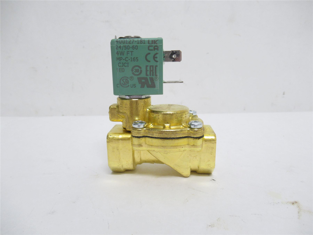 Asco E238D001-002; Solenoid Air Valve; 3/8NPT; 24VAC/DC