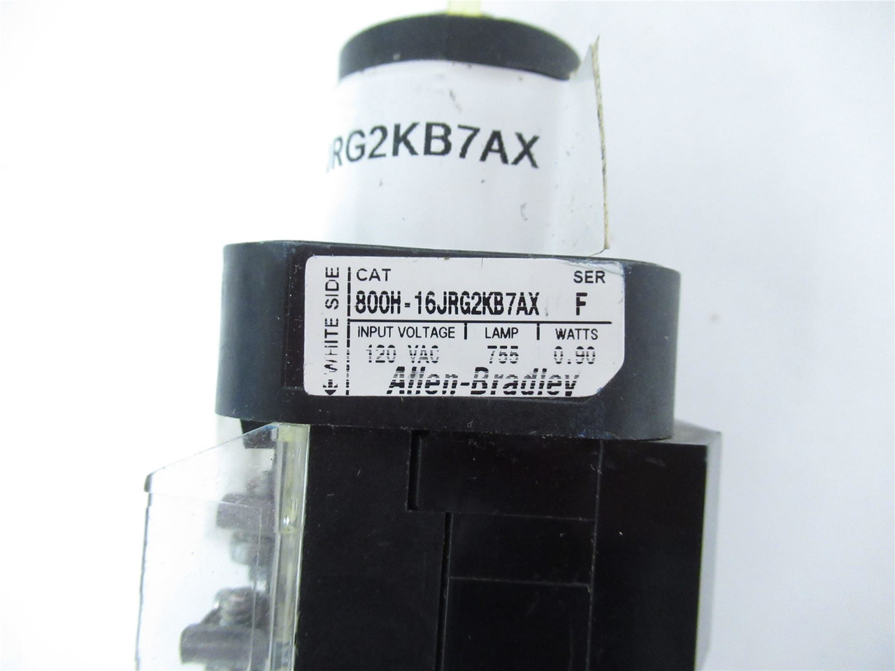 Allen-Bradley 800H-16JRG2KB7AX; Switch-Missing handle