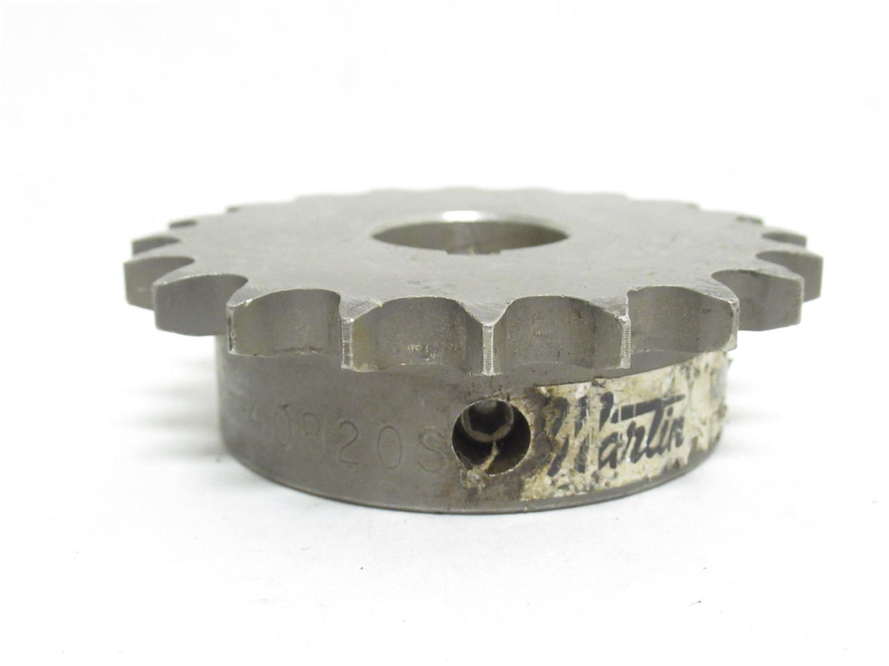 Martin 40B20SS-1; Sprocket #40; SS; 20 Teeth; 1"ID