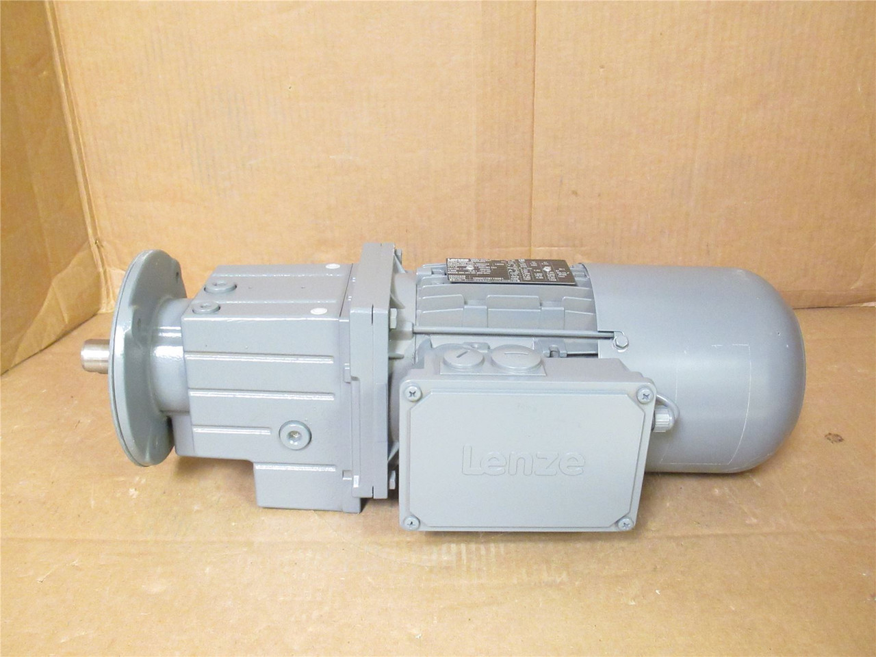 Lenze GST05-2M VCK 080C42; Helical Gear Motor W/Brake; 1.3kW