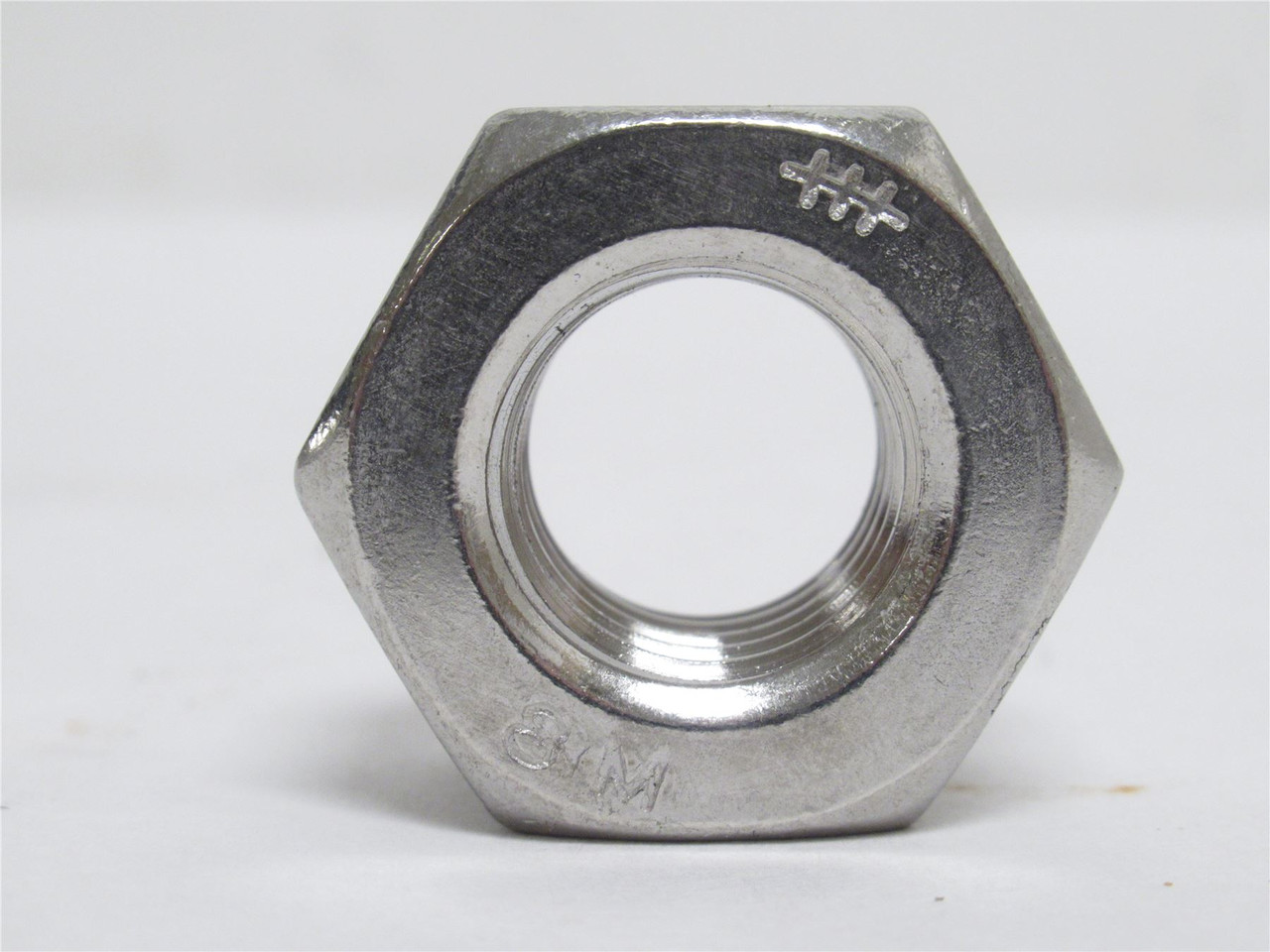 Industry-Std 26LU91; Lot-16 Hex Nuts 5/8"-11; SS-8M; Plain
