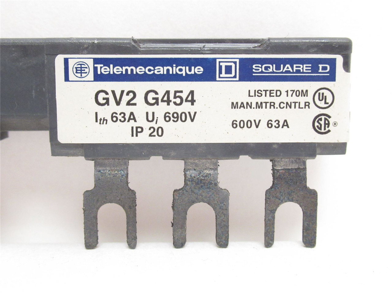 Telemacanique E GV2-G454; Buss Bar Rail; 63A; 690VAV; 3Ph