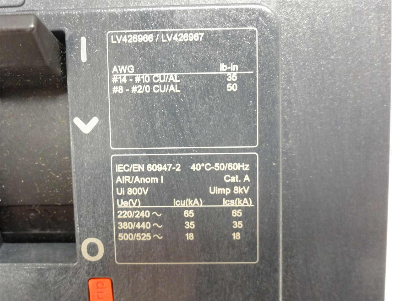 Square D BGA36030; Circuit Breaker; 30 Amps; 3 Pole. 600VAC