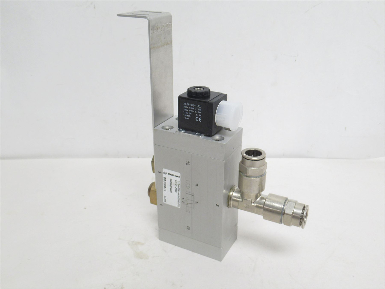 Multivac 11681314502; Main Air valve Assy; 230VAC; G1/2" Port
