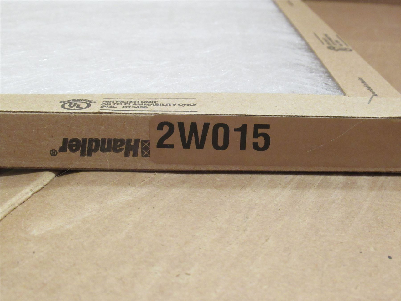 Air Handler 2W015; Box-12; Fiberglass Air Filter 14x20x1