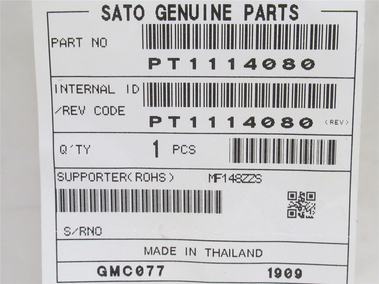 Sato PT1114080; Flange Bearing; 8mmID x 14mmOD x 4mm Wide