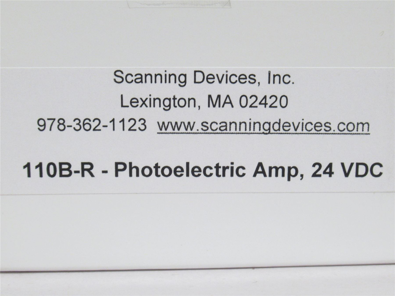 Scanning Device 110B-R; Electric Photo Sensor Amplifier 24VDC